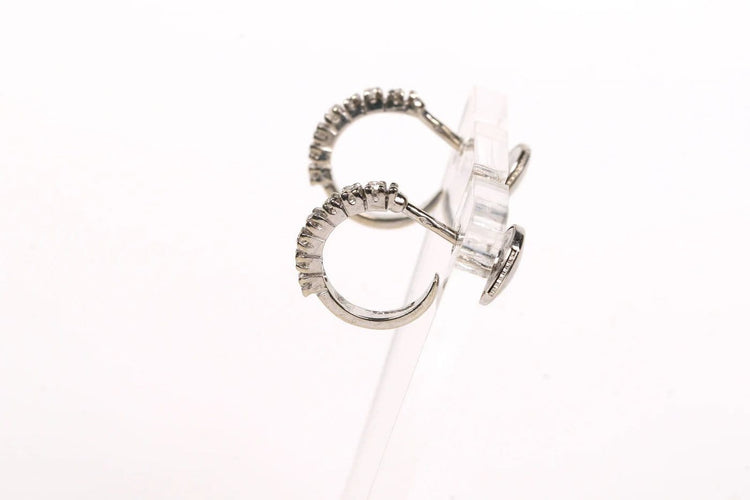 Boucles d'oreilles Boucles d'oreilles contemporaines en or blanc 18 carats et diamants 58 Facettes 21639