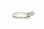 Bague 52 Bague années 70 en or blanc 18 carats et diamant 58 Facettes 21763