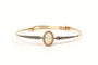Bracelet Style Wolfers - Bracelet Art nouveau en or jaune 18 carats, opale et diamants 58 Facettes 21497