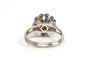 Bague 55 Bague années 50 en or blanc 18 carats sertie de diamants taille brillant 58 Facettes 16053