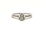 Bague 54 Art déco - Bague en or blanc et diamants 58 Facettes 21855