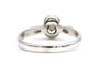 Bague 52 Art Déco - Bague solitaire en or blanc 18 carats et diamant 58 Facettes 21915