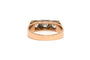 Bague 55 Bague Art déco en or jaune et blanc 18 carats avec diamants 58 Facettes 22095