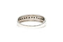 Bague 52 Bague contemporaine en or blanc 18 carats sertie de saphirs 58 Facettes B505