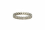 Bague 53 Art Déco - Bague en or blanc 18 carats sertie de diamants taille brillant 58 Facettes B504