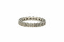 Bague 53 Art Déco - Bague en or blanc 18 carats sertie de diamants taille brillant 58 Facettes B504