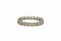 Bague 53 Art Déco - Bague en or blanc 18 carats sertie de diamants taille brillant 58 Facettes B504