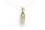 Pendentif Pendentif années 70 en or jaune 18 carats serti d’une opale 58 Facettes 20173