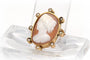 Broche Art déco - Broche en or jaune avec camée coquillage et perles 58 Facettes 20752