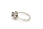 Bague 53 Bague années 50 en or blanc 18 carats, tourmaline et diamants 8/8 58 Facettes B518