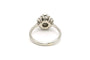 Bague 53 Bague années 50 en or blanc 18 carats, tourmaline et diamants 8/8 58 Facettes B518