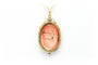 Pendentif Pendentif Art déco en or jaune 18 carats, émail de Limoges et diamants 58 Facettes B535