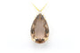 Pendentif Pendentif contemporain en or jaune 18 carats, quartz fumé et diamants 58 Facettes 22322