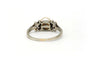 Bague 55 Bague Art déco en or blanc 18 carats avec perle et diamants 58 Facettes 22271