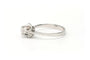 Bague 48 Bague en or blanc 18 carats sertie d’un diamant brillant 0,14 ct 58 Facettes 22377