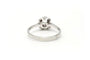 Bague 48 Bague en or blanc 18 carats sertie d’un diamant brillant 0,14 ct 58 Facettes 22377