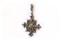 Pendentif Pendentif en or jaune 18 carats et argent serti de diamants 58 Facettes B550