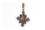 Pendentif Pendentif en or jaune 18 carats et argent serti de diamants 58 Facettes B550