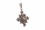 Pendentif Pendentif en or jaune 18 carats et argent serti de diamants 58 Facettes B550