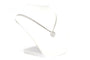 Collier Collier contemporain en or blanc 18 carats serti de diamants taille brillant 0,62 ct 58 Facettes 22336