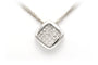 Collier Collier contemporain en or blanc 18 carats serti de diamants taille brillant 0,62 ct 58 Facettes 22336