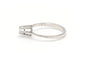 Bague 52 Bague contemporaine en or blanc 18 carats sertie de diamants 58 Facettes 19786