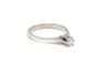 Bague 56 Solitaire années 70 - Bague en or blanc 18 carats et diamant 58 Facettes 22907