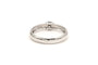 Bague 53 Solitaire - Bague en or blanc 18 carats et diamant 0,13 ct 58 Facettes 19664