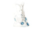 Boucles d'oreilles Boucles d’oreilles contemporaines en or blanc 18 carats et topazes 58 Facettes 22186