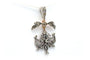 Pendentif Pendentif Napoléon III en or jaune 18 carats et argent, diamants taille rose 58 Facettes B614