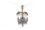 Pendentif Pendentif Napoléon III en or jaune 18 carats et argent, diamants taille rose 58 Facettes B614