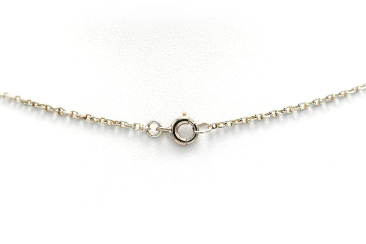 Collier Collier Art déco en or blanc 18 carats serti de perles 58 Facettes 22172