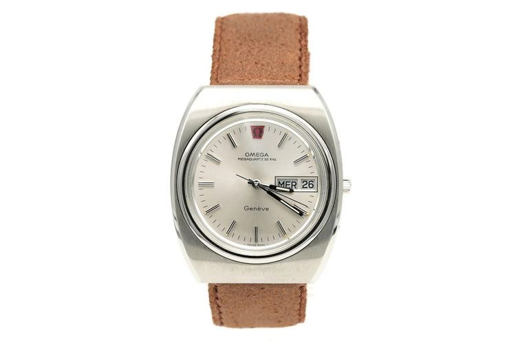 Montre Omega Genève Megaquartz 32 kHz - Montre en acier (réf. 196.0030) 58 Facettes M0063