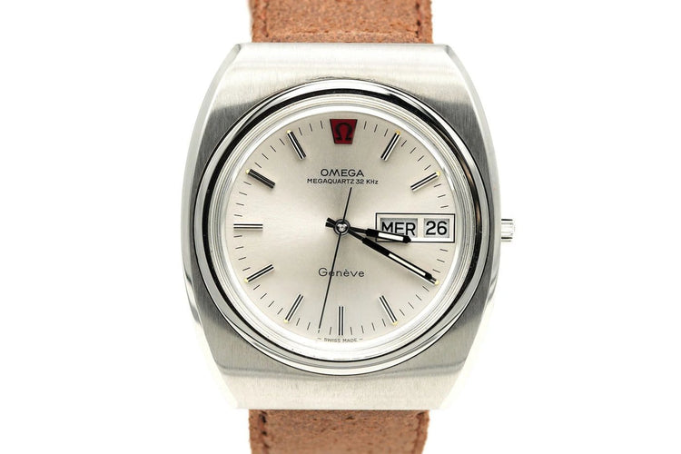 Montre Omega Genève Megaquartz 32 kHz - Montre en acier (réf. 196.0030) 58 Facettes M0063
