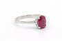 Bague 52 Bague contemporaine en or blanc et rubis 58 Facettes 19408