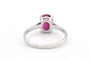 Bague 52 Bague contemporaine en or blanc et rubis 58 Facettes 19408