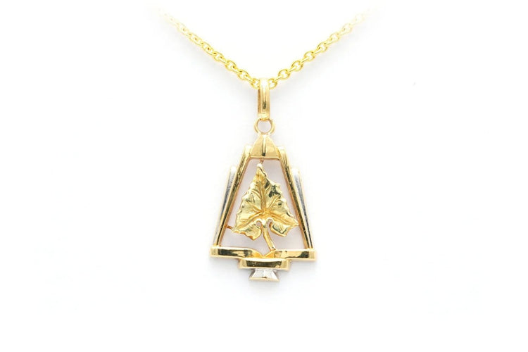 Pendentif Art Déco - Pendentif en or jaune 18 carats 58 Facettes B555