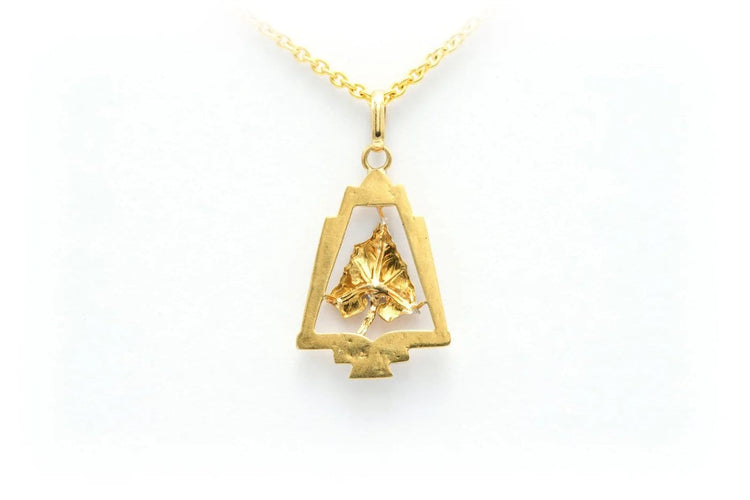 Pendentif Art Déco - Pendentif en or jaune 18 carats 58 Facettes B555