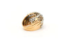 Bague 52 Bague Art déco sertie de diamants taille rose en or jaune et blanc 18 carats 58 Facettes 17664