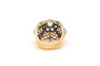 Bague 52 Bague Art déco sertie de diamants taille rose en or jaune et blanc 18 carats 58 Facettes 17664