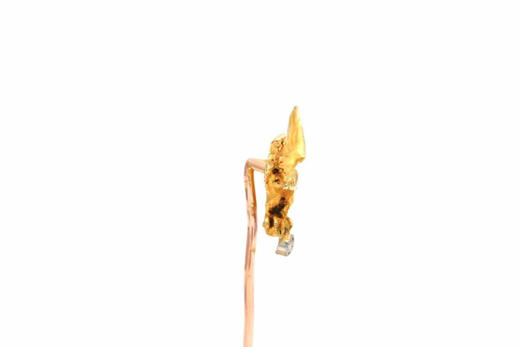 Broche Napoléon III - Broche en or jaune 18 carats sertie d’un diamant brillant 58 Facettes B645