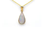Pendentif Pendentif contemporain en or jaune 18 carats et opale 58 Facettes 17856