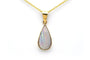 Pendentif Pendentif contemporain en or jaune 18 carats et opale 58 Facettes 17856
