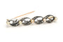 Broche Broche Art Nouveau en or jaune 18 carats et argent, perles et diamants taille rose 58 Facettes 22482