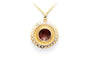 Pendentif Pendentif années 1950 en or jaune 18 carats et émail de Limoges 58 Facettes 22561