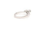 Bague 53 Bague années 50 en or blanc 18 carats et diamant 0,09 ct 58 Facettes 22910