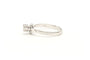 Bague 53 Bague années 50 en or blanc 18 carats et diamant 0,09 ct 58 Facettes 22910