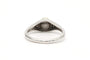 Bague 55 Bague Art déco en or blanc 18 carats, perle et diamants 58 Facettes B298
