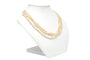 Collier Collier années 70 en or blanc 18 carats, perles et rubis 58 Facettes 22056