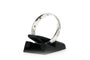 Bague 55 Bague contemporaine en or blanc 18 carats et diamants 58 Facettes B691